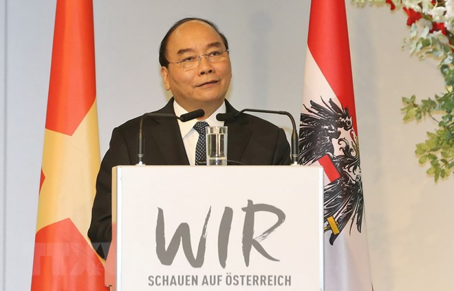 Le PM Nguyên Xuân Phuc au Forum d’entreprises Vietnam-Autriche ảnh 1 Le PM Nguyên Xuân Phuc au Forum d’entreprises Vietnam-Autriche ảnh 1