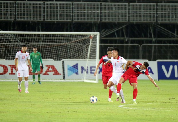 Match amical : l’équipe U22 du Vietnam bat 3-0 celle du Kirghizistan ảnh 1 Match amical : l’équipe U22 du Vietnam bat 3-0 celle du Kirghizistan ảnh 1