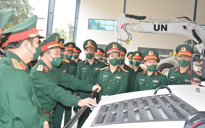 L’équipe du génie N°1 se prépare à sa mission de maintien de la paix de l’ONU ảnh 1 L’équipe du génie N°1 se prépare à sa mission de maintien de la paix de l’ONU ảnh 1