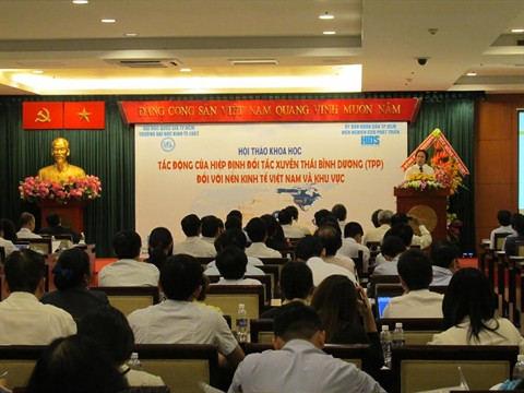 Le TPP au centre d’un colloque scientifique à Hô Chi Minh-Ville ảnh 1 Le TPP au centre d’un colloque scientifique à Hô Chi Minh-Ville ảnh 1