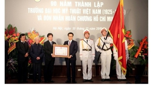 90e anniversaire de l’École des Beaux-arts du Vietnam ảnh 1 90e anniversaire de l’École des Beaux-arts du Vietnam ảnh 1
