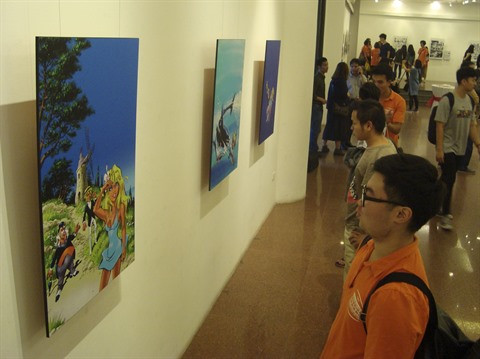 Exposition du dessinateur belge de bandes dessinées Dany à Hanoï ảnh 1 Exposition du dessinateur belge de bandes dessinées Dany à Hanoï ảnh 1