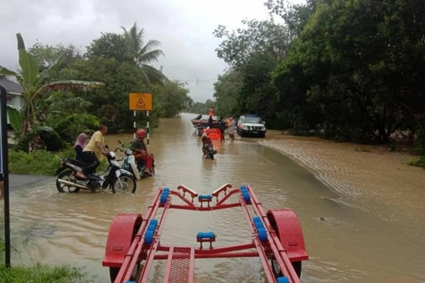 Malaisie : les inondations obligent des milliers de personnes à évacuer ảnh 1 Malaisie : les inondations obligent des milliers de personnes à évacuer ảnh 1