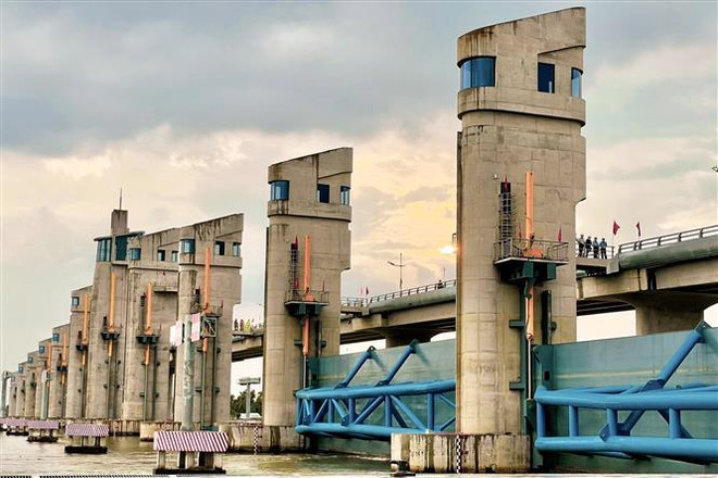 Le PM à la cérémonie inaugurale du système hydraulique Cai Lon - Cai Be à Kiên Giang ảnh 1 Le PM à la cérémonie inaugurale du système hydraulique Cai Lon - Cai Be à Kiên Giang ảnh 1