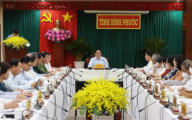 Le PM Pham Minh Chinh exhorte la province de Binh Phuoc à promouvoir l'industrialisation ảnh 2 Le PM Pham Minh Chinh exhorte la province de Binh Phuoc à promouvoir l'industrialisation ảnh 2