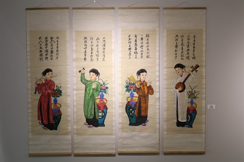 S-River présente son exposition sur les estampes populaires de Hàng Trông ảnh 1 S-River présente son exposition sur les estampes populaires de Hàng Trông ảnh 1