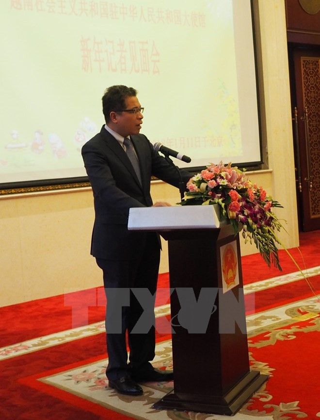L'ambassadeur du Vietnam en Chine rencontre la presse ảnh 1 L'ambassadeur du Vietnam en Chine rencontre la presse ảnh 1