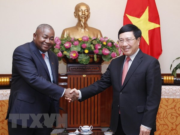 Le vice-Premier ministre Pham Binh Minh reçoit le nouvel ambassadeur mozambicain ảnh 1 Le vice-Premier ministre Pham Binh Minh reçoit le nouvel ambassadeur mozambicain ảnh 1