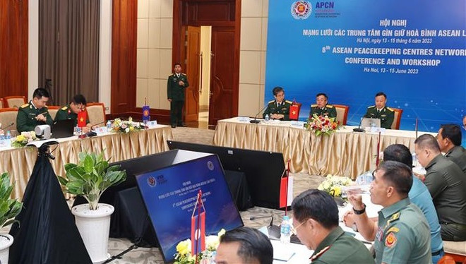 Ouverture de la 8e conférence du réseau des centres de maintien de la paix de l'ASEAN au Vietnam ảnh 1 Ouverture de la 8e conférence du réseau des centres de maintien de la paix de l'ASEAN au Vietnam ảnh 1