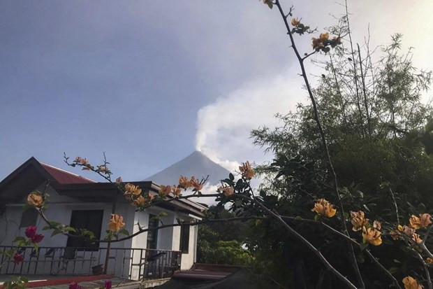 Les Philippines mettent en garde contre le problème de santé alors que le volcan crache des cendres ảnh 1 Les Philippines mettent en garde contre le problème de santé alors que le volcan crache des cendres ảnh 1