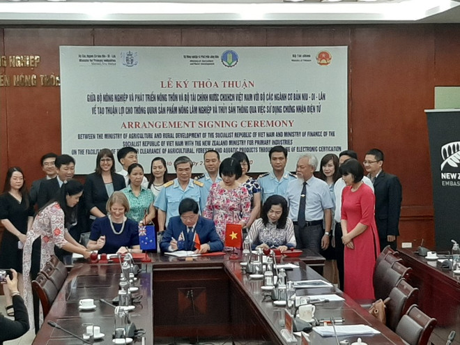 Vietnam-Nouvelle-Zélande: utilisation d'e-Cert dans le dédouanement des produits agricoles ảnh 1 Vietnam-Nouvelle-Zélande: utilisation d'e-Cert dans le dédouanement des produits agricoles ảnh 1