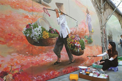 Le street art appose sa touche dans la capitale ảnh 1 Le street art appose sa touche dans la capitale ảnh 1