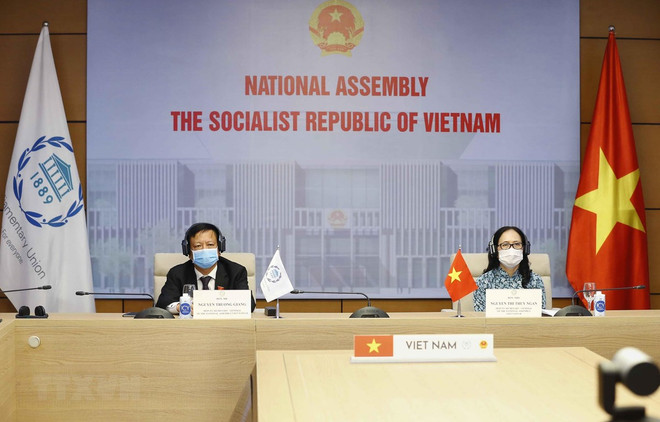 Le Vietnam à une conférence virtuelle de l’Association des Secrétaires généraux des Parlements ảnh 1 Le Vietnam à une conférence virtuelle de l’Association des Secrétaires généraux des Parlements ảnh 1