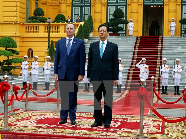 Entretien Nguyen Tan Dung et John Key ảnh 1 Entretien Nguyen Tan Dung et John Key ảnh 1