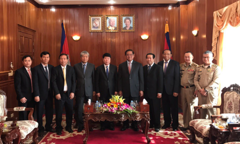 Resserrement de la coopération entre les forces de Police Vietnam-Cambodge ảnh 1 Resserrement de la coopération entre les forces de Police Vietnam-Cambodge ảnh 1