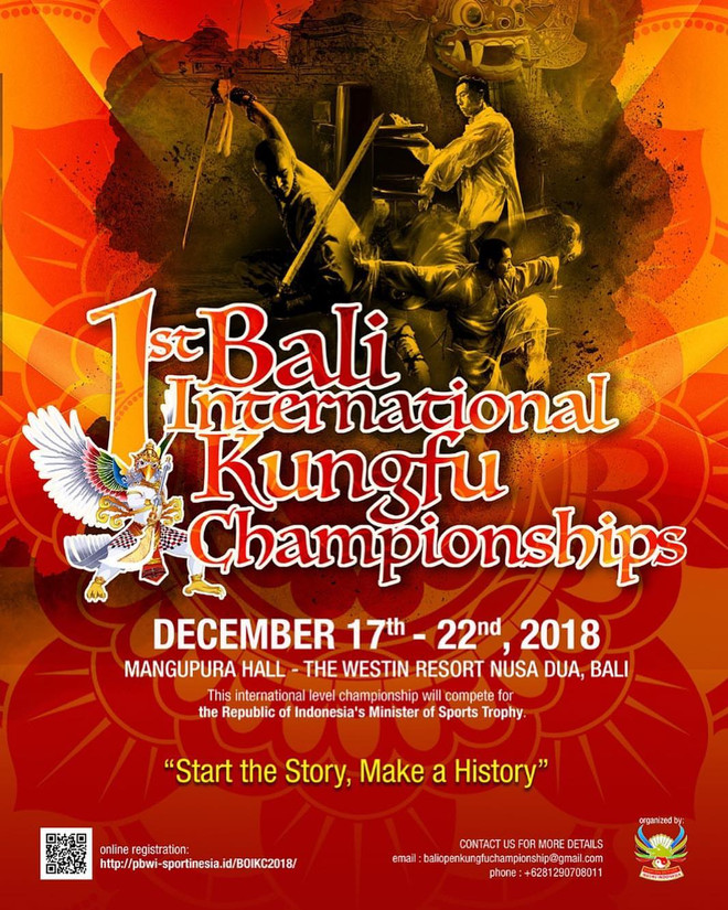 Ouverture de la première édition des Championnats internationaux de Kung-fu de Bali ảnh 1 Ouverture de la première édition des Championnats internationaux de Kung-fu de Bali ảnh 1