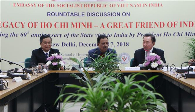 Table ronde sur le président Hô Chi Minh en Inde ảnh 1 Table ronde sur le président Hô Chi Minh en Inde ảnh 1