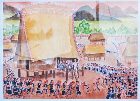 Ouverture de l'exposition "Espace culturel des gongs de Tay Nguyen" ảnh 1 Ouverture de l'exposition "Espace culturel des gongs de Tay Nguyen" ảnh 1