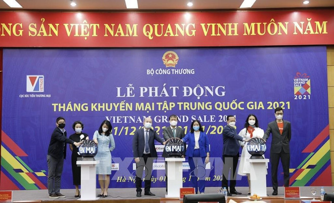 Lancement du mois national de promotion du commerce 2021 ảnh 2 Lancement du mois national de promotion du commerce 2021 ảnh 2