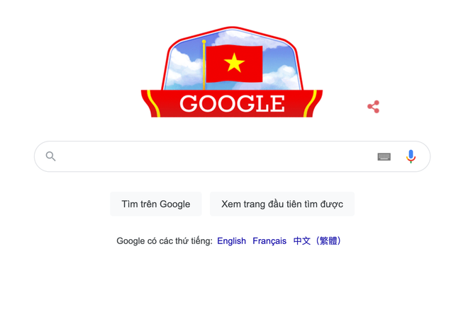 Le Google Doodle d'aujourd'hui est un hommage à la Fête nationale vietnamienne ảnh 1 Le Google Doodle d'aujourd'hui est un hommage à la Fête nationale vietnamienne ảnh 1