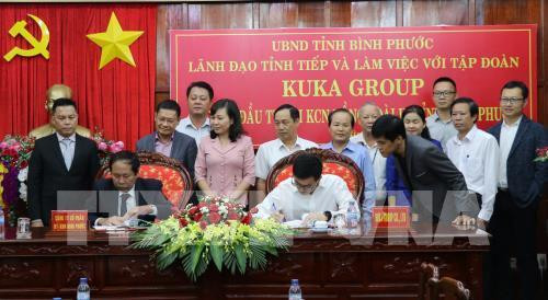 Un groupe chinois investit 50 millions de dollars à Binh Phuoc ảnh 1 Un groupe chinois investit 50 millions de dollars à Binh Phuoc ảnh 1