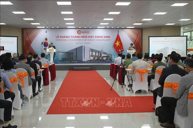 Une usine sud-coréenne de composants automobiles inaugurée à Ninh Binh ảnh 1 Une usine sud-coréenne de composants automobiles inaugurée à Ninh Binh ảnh 1