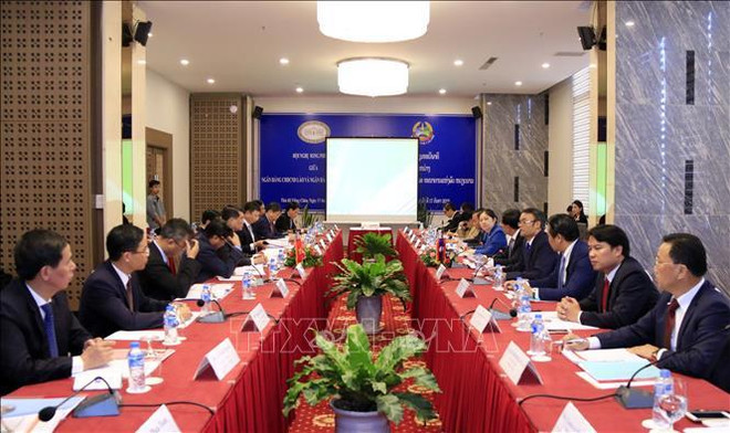 La Banque d’Etat du Vietnam et la Banque du Laos boostent leurs liens ảnh 1 La Banque d’Etat du Vietnam et la Banque du Laos boostent leurs liens ảnh 1