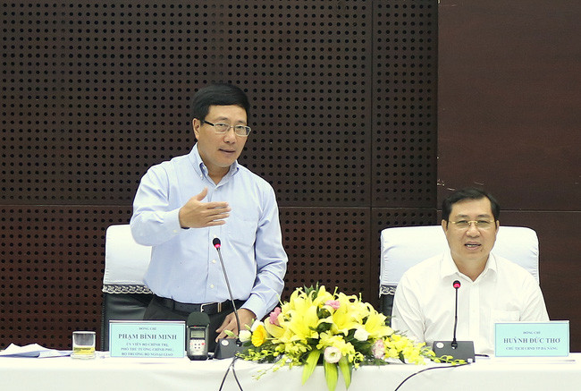 Pham Binh Minh fait le point sur les préparatifs de la semaine du sommet de l’APEC ảnh 1 Pham Binh Minh fait le point sur les préparatifs de la semaine du sommet de l’APEC ảnh 1