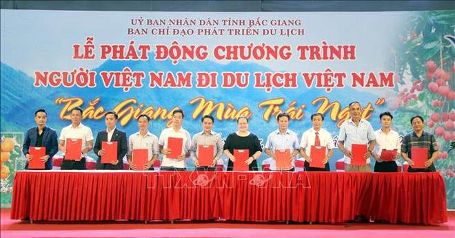 Ouverture du programme "Les Vietnamiens voyagent au Vietnam" à Bac Giang ảnh 1