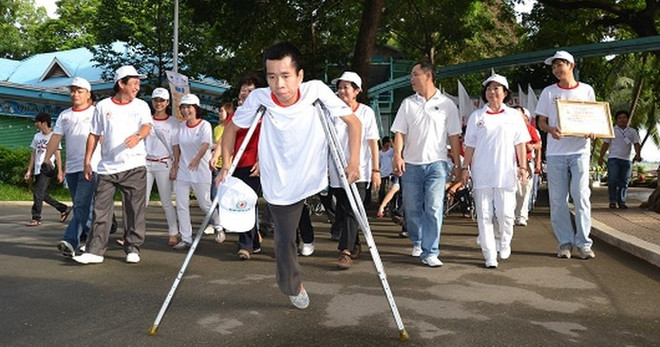 Des ONG participent à des activités de réadaptation fonctionnelle pour les handicapés au Vietnam ảnh 1 Des ONG participent à des activités de réadaptation fonctionnelle pour les handicapés au Vietnam ảnh 1