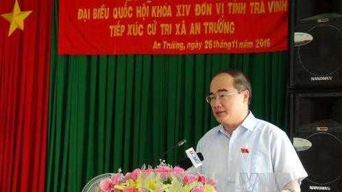 Le Président du Front de la Patrie du Vietnam rencontre l’électorat à Trà Vinh ảnh 1 Le Président du Front de la Patrie du Vietnam rencontre l’électorat à Trà Vinh ảnh 1