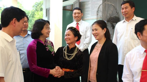 La vice-présidente vietnamienne à la Journée de la grande union nationale à Hà Giang ảnh 1 La vice-présidente vietnamienne à la Journée de la grande union nationale à Hà Giang ảnh 1