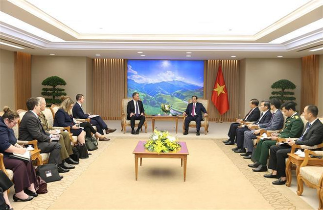 Le PM Pham Minh Chinh reçoit le vice-PM et ministre australien de la Défense ảnh 2