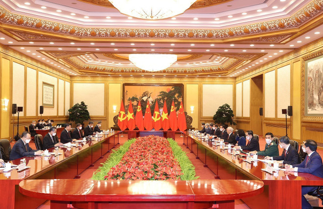 Un ancien vice-Premier ministre lao salue la visite du secrétaire général Nguyen Phu Trong en Chine ảnh 1 Un ancien vice-Premier ministre lao salue la visite du secrétaire général Nguyen Phu Trong en Chine ảnh 1