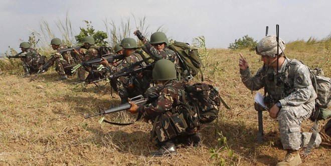 Etats-Unis et Philippines commencent leurs manœuvres militaires conjointes Balance Piston ảnh 1 Etats-Unis et Philippines commencent leurs manœuvres militaires conjointes Balance Piston ảnh 1