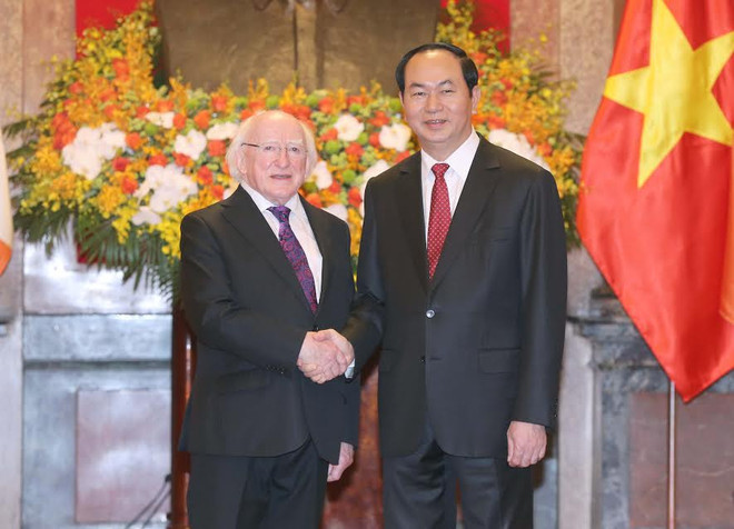 Le président irlandais termine avec succès sa visite d’Etat au Vietnam ảnh 1 Le président irlandais termine avec succès sa visite d’Etat au Vietnam ảnh 1