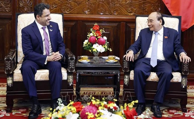 Le chef de l’Etat reçoit l’ambassadeur des Emirats arabes unis ảnh 1 Le chef de l’Etat reçoit l’ambassadeur des Emirats arabes unis ảnh 1