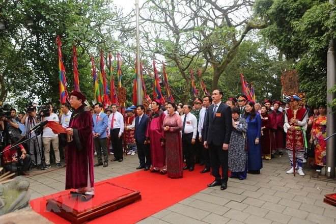 Le Vietnam rend hommage à ses rois fondateurs Hùng ảnh 2 Le Vietnam rend hommage à ses rois fondateurs Hùng ảnh 2