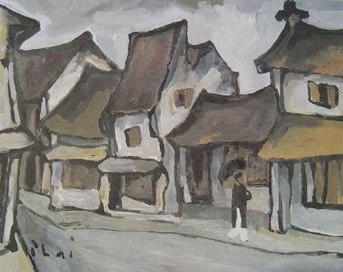Les rues de Hanoï en peinture ảnh 1 Les rues de Hanoï en peinture ảnh 1