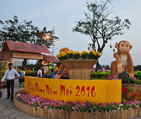 Ouverture de la foire aux fleurs printanières de Phu My Hung ảnh 1 Ouverture de la foire aux fleurs printanières de Phu My Hung ảnh 1