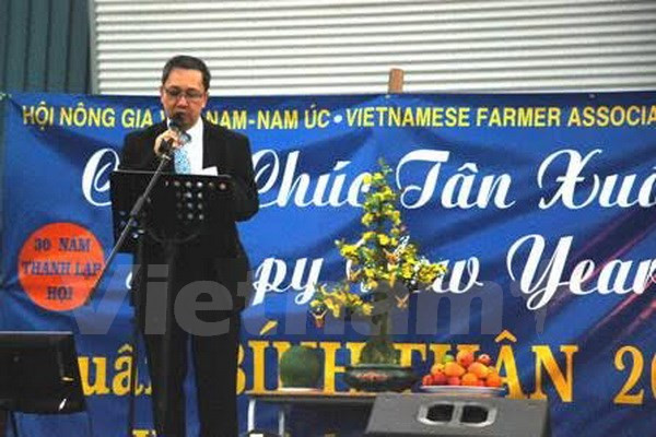 La communauté des Vietnamiens à l’étranger accueillent le Têt de l’Année du Singe ảnh 1 La communauté des Vietnamiens à l’étranger accueillent le Têt de l’Année du Singe ảnh 1