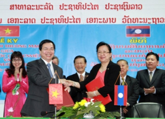 Préparation de l'application du nouvel accord de commerce Vietnam-Laos ảnh 1 Préparation de l'application du nouvel accord de commerce Vietnam-Laos ảnh 1