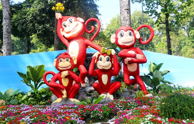 Ouverture de la fête florale printanière du Têt 2016 à HCM-Ville ảnh 2 Ouverture de la fête florale printanière du Têt 2016 à HCM-Ville ảnh 2
