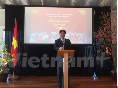 La communauté vietnamienne à l'étranger fête le Têt du Singe ảnh 1 La communauté vietnamienne à l'étranger fête le Têt du Singe ảnh 1