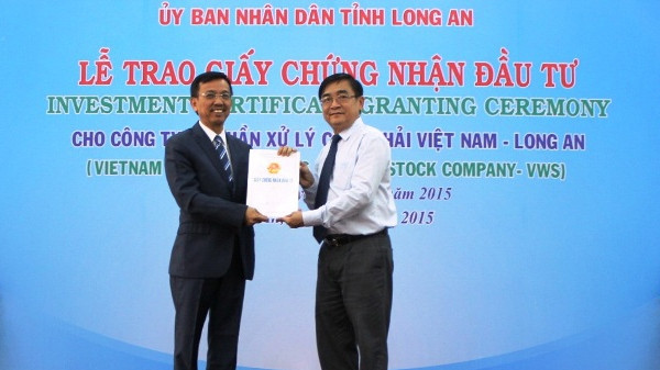 Long An construira un nouveau parc de traitement des déchets ảnh 1 Long An construira un nouveau parc de traitement des déchets ảnh 1