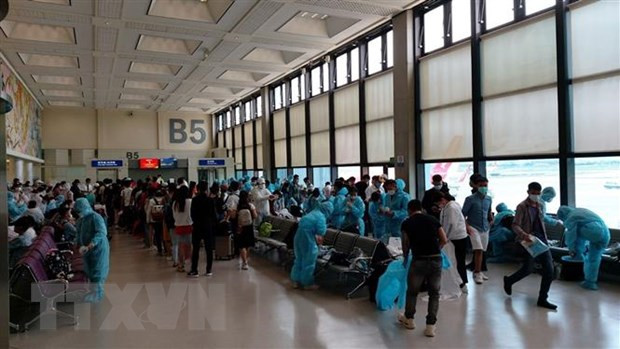 COVID-19 : plus de 360 Vietnamiens rapatriés de Singapour ảnh 1 COVID-19 : plus de 360 Vietnamiens rapatriés de Singapour ảnh 1