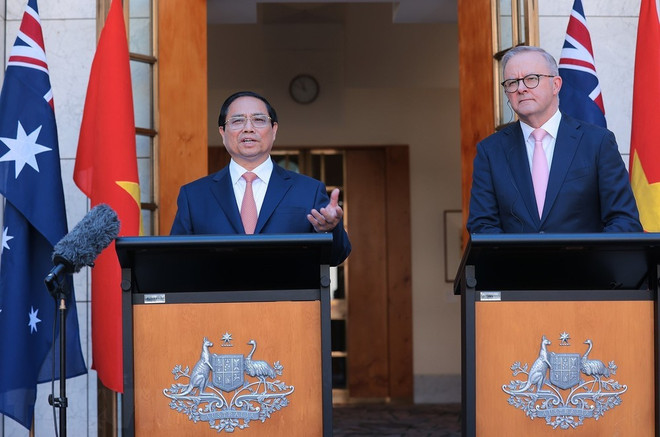 Vietnam-Australie : déclaration commune sur l'élévation des relations au partenariat stratégique intégral ảnh 2