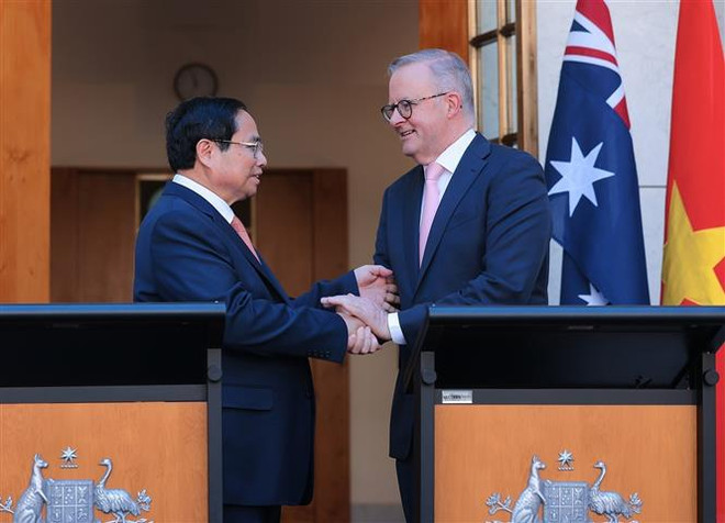 Le Vietnam et l’Australie établissent un partenariat stratégique intégral ảnh 1