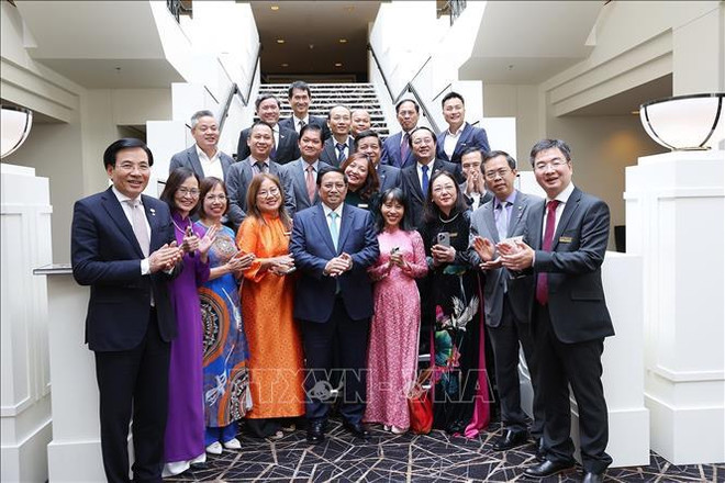 Le PM Pham Minh Chinh rencontre des intellectuels vietnamiens en Australie ảnh 2