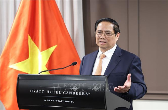 Le PM appelle à l'unité et à la fierté nationale au sein de la communauté vietnamienne en Australie ảnh 1
